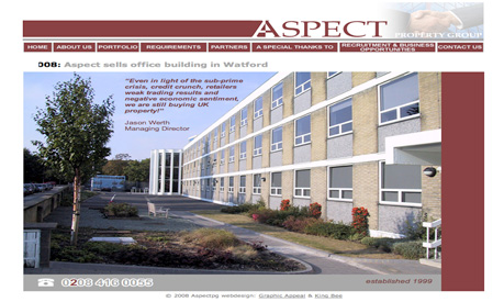 the aspect property group website